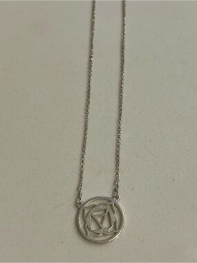 Dogeared Sterling Silver Root Chakra Necklace Pendant